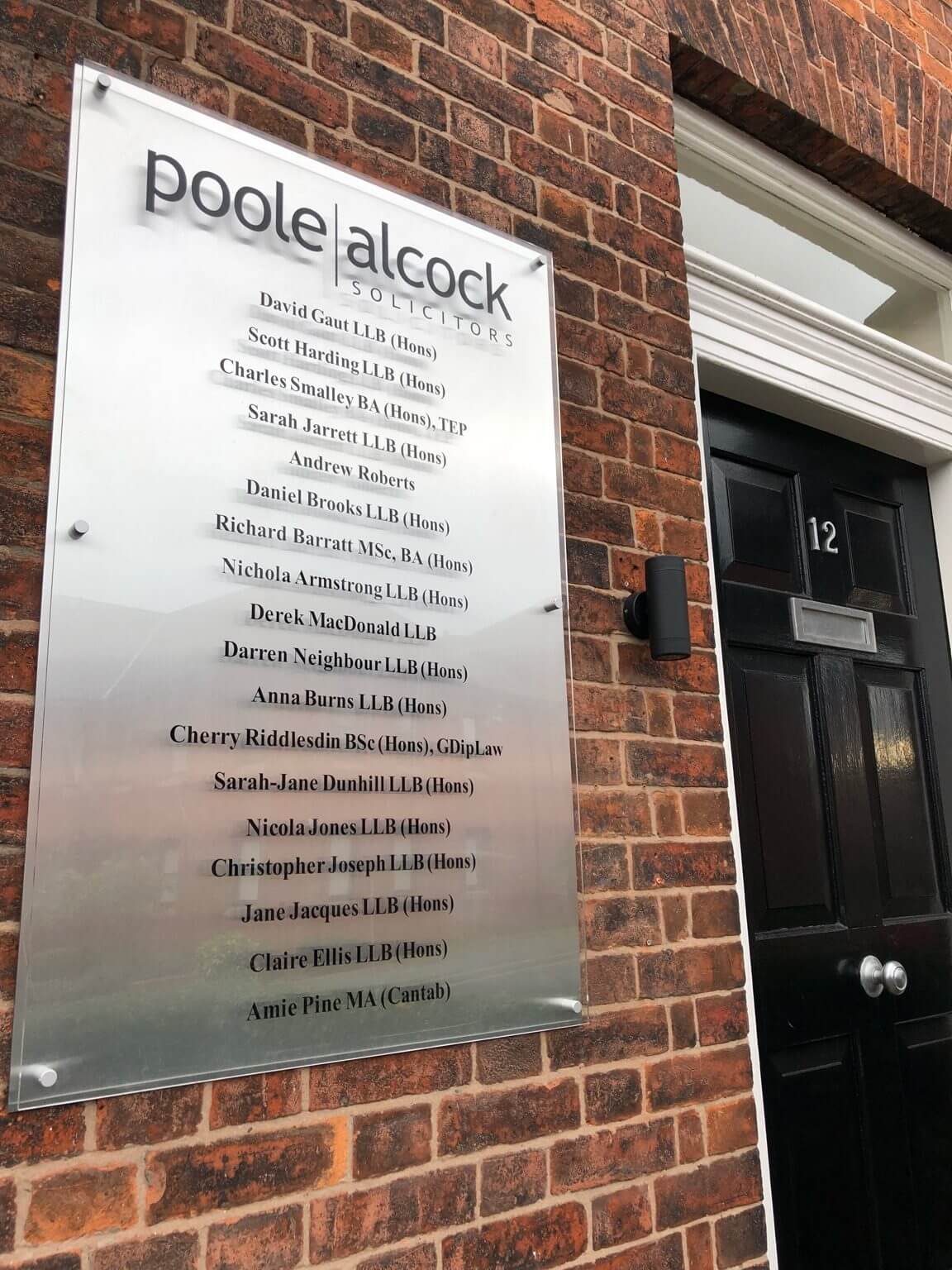Poole Alcock Solicitors office