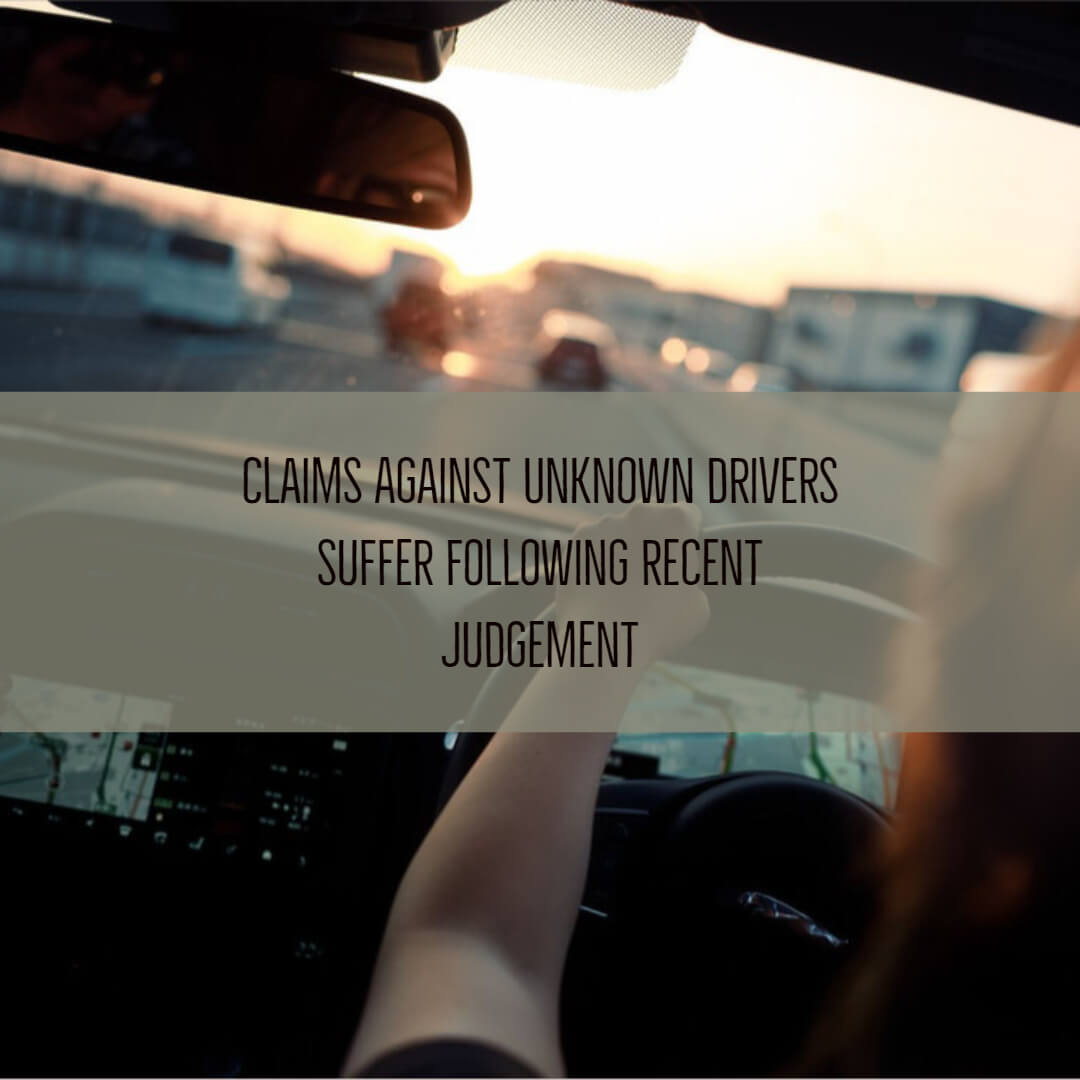 Claims against unknown drivers