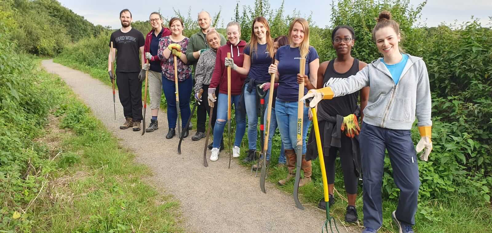 Volunteers at Cheshire East Rangers