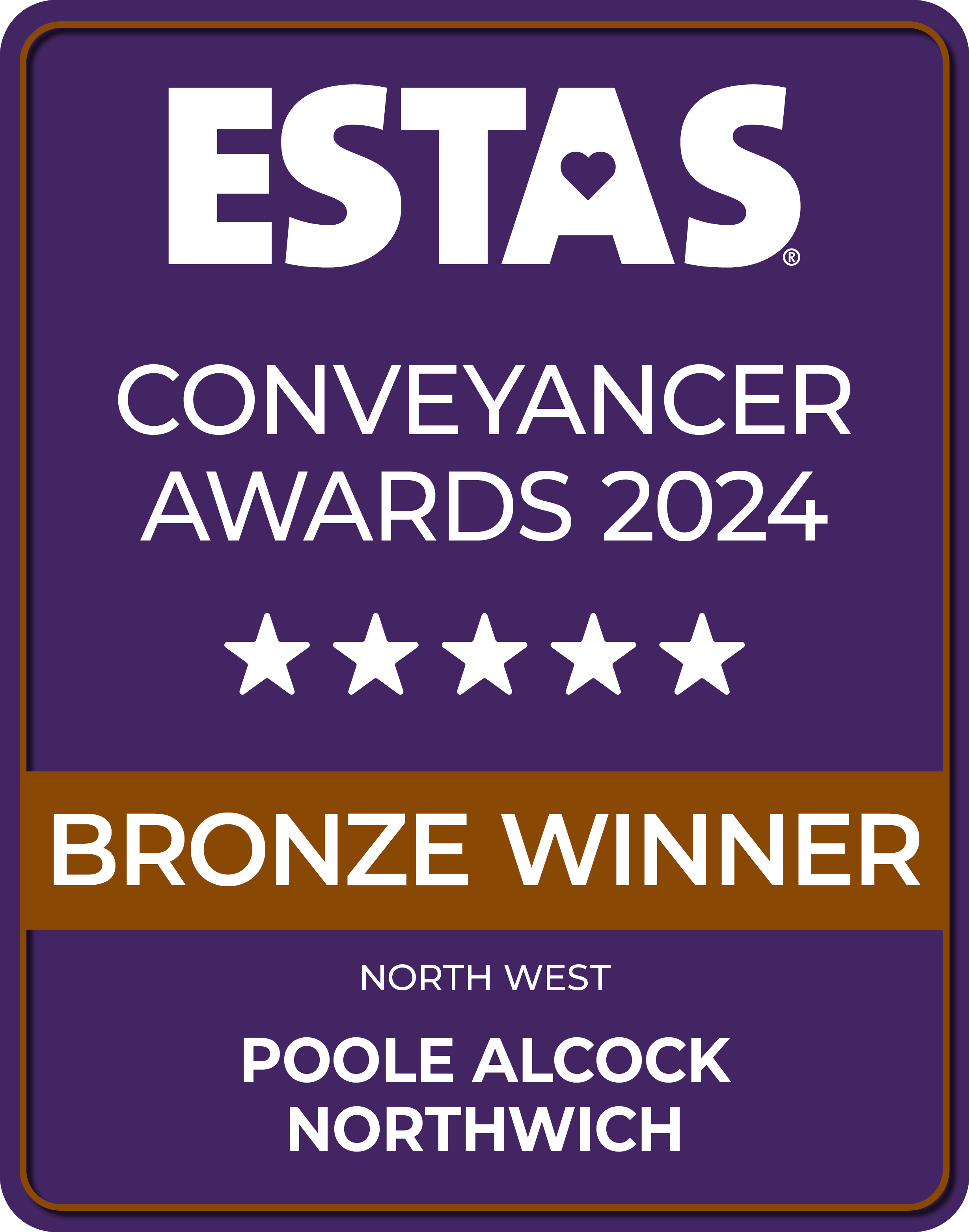 Estas Conveyancer Awards 2024 Bronze Winner