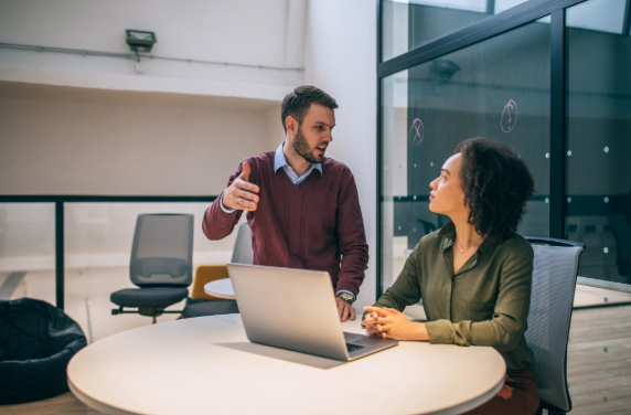 Employment solicitors discussing grievance case