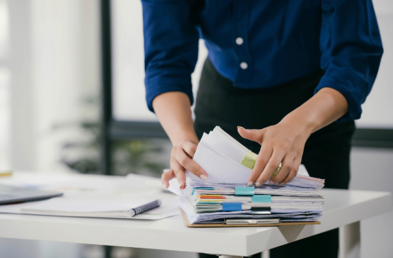 Reviewing settlement agreement documents