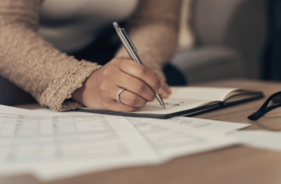 Signing a settlement agreement