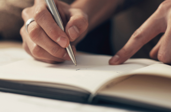 Signing a settlement agreement